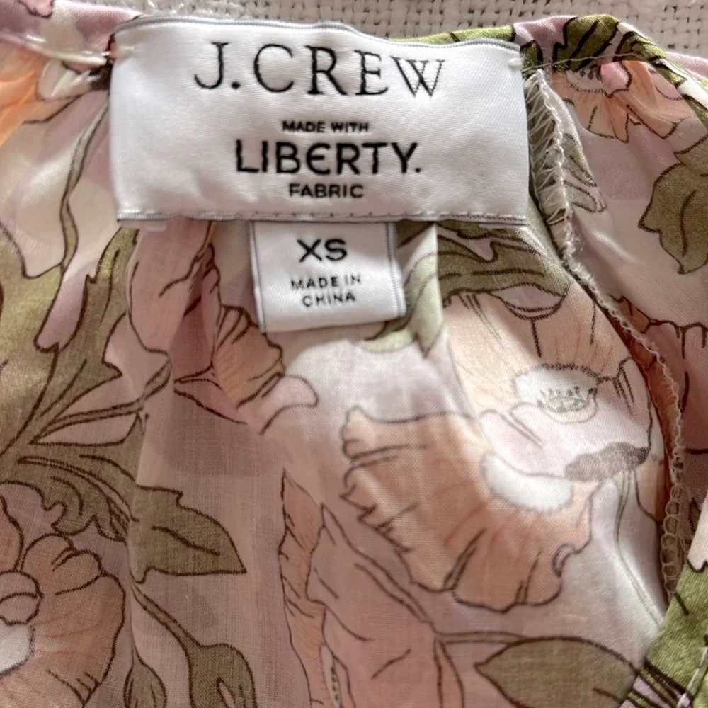 J. Crew Liberty Fabric Floral Dress